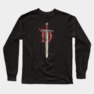 Bloodlust Chronicles: Immortal Bounty Hunts, Gothic Vampire Saga, and Supernatural Adventure in Anime-Manga Art Long Sleeve T-Shirt